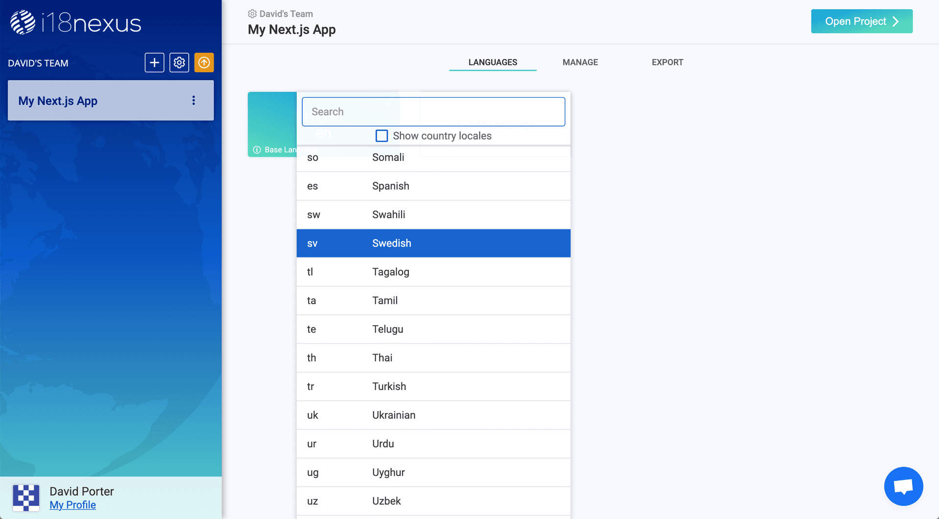 Adding Swedish as a supported language